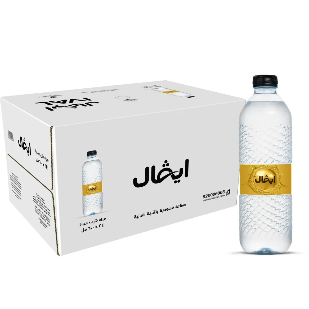 مياه ايفال 600 ml قوارير 30